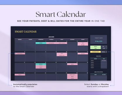 Ultimate Annual Budget Spreadsheet | Excel & Google Sheets | Budget Tracker & Financial Planner