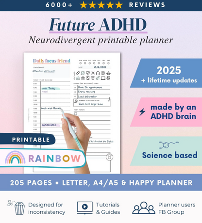 ADHD Printable Planner – Designed by Someone Who Gets It!