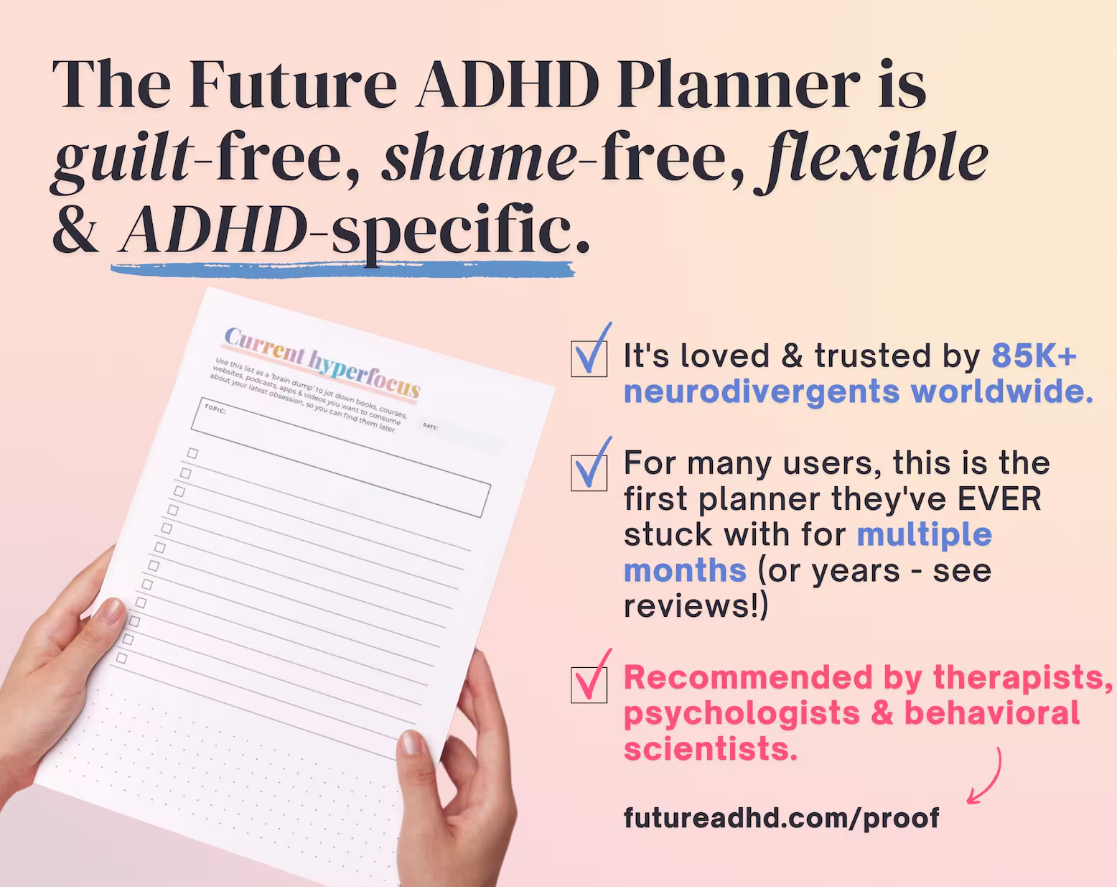 ADHD Printable Planner – Designed by Someone Who Gets It!