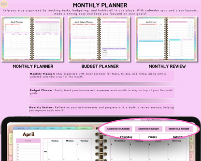 All-in-One Digital Planner 2025-2026 – Ultimate Productivity Tool