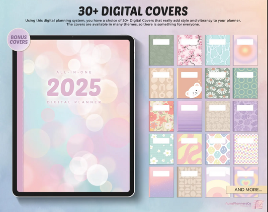 2025 All-in-One Digital Planner – Ultimate Productivity & Organization Tool