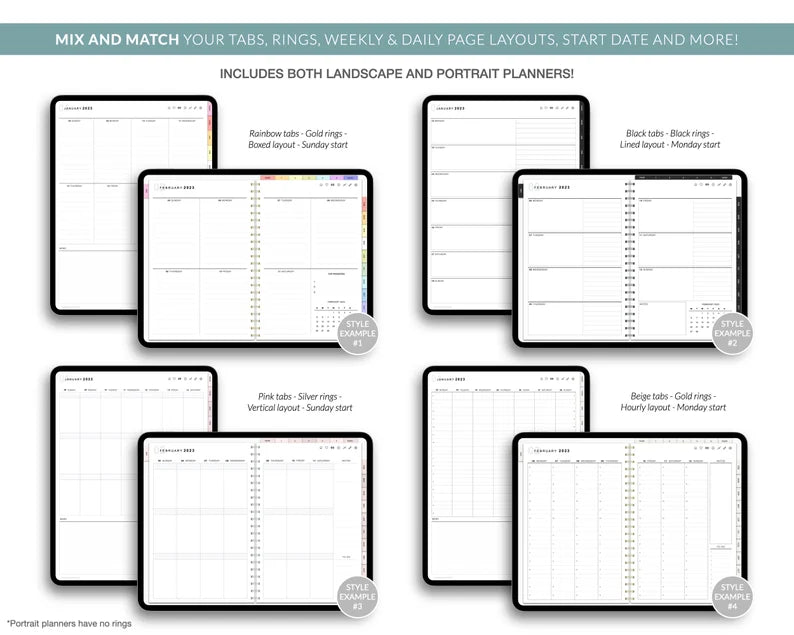 2025 Digital Planner for iPad & GoodNotes