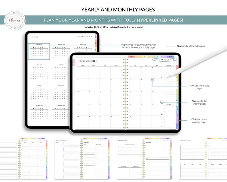 2025 Digital Planner for iPad & GoodNotes