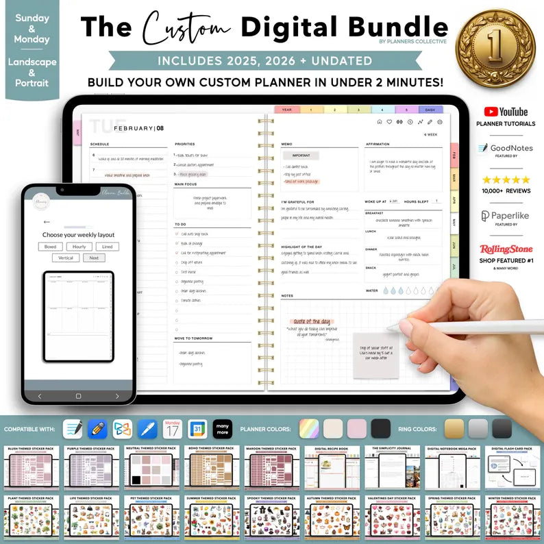 2025 Digital Planner for iPad & GoodNotes