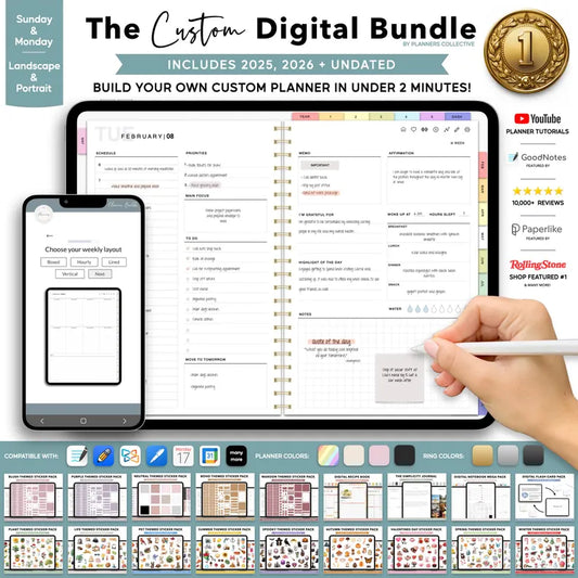 2025 Digital Planner for iPad & GoodNotes